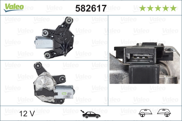 Motor stergator 582617 VALEO